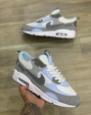 Nike AirMax 90 Cinza c/ Azul Claro