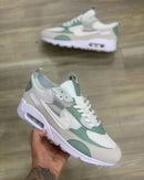 Nike AirMax 90 Branco c/ Verde Menta 2