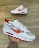 Nike AirMax 90 Branco c/ Vermelho