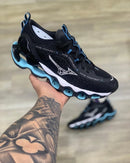 Mizuno Prophecy 13 Preto c/ Azul Turquesa
