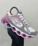 Mizuno Prophecy Beta 2 Nacional Intermediário Branco c/ Cinza e Rosa
