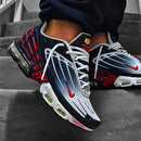 Nike AirMax TN Plus 3 Vermelho Branco c/ Azul Marinho e Vermelho