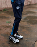 Nike AirMax TN Branco c/ Preto e Azul Marinho