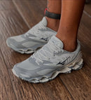 Mizuno Prophecy LS Cinza Claro c/ Azul Marinho
