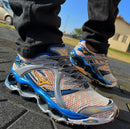 Mizuno Prophecy 1 (RELÍQUIA) Cinza c/ Azul e Laranja