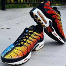 Nike AirMax TN Plus Duas Cara Amarelo Vermelho Azul