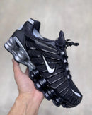 Nike Shox 12 Molas Retrô Preto c/ Prata
