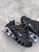Nike Shox 12 Molas Retrô Preto c/ Prata