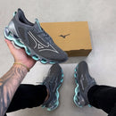 Mizuno Prophecy 14 Cinza Escuro c/ Verde Água
