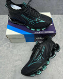 Mizuno Prophecy 14 Preto c/ Azul Turquesa