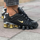 Nike Shox 12 Molas Retrô Preto c/ Dourado
