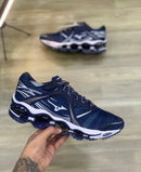 Mizuno Prophecy 1 (RELÍQUIA) Azul Marinho c/ Branco