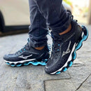 Mizuno Prophecy 13 Preto c/ Azul Turquesa