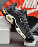 Nike AirMax TN Plus Preto c/ Branco e Amarelo