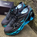 Mizuno Prophecy 6 Cinza c/ Preto e Azul Turquesa