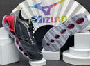 Mizuno Prophecy 11 Preto c/ Vermelho e Verde Limão