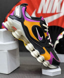 Nike Shox 12 Molas TL Preto c/ Amarelo e Roxo
