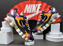 Nike Shox 12 Molas TL Preto c/ Amarelo e Roxo
