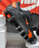 Nike Shox 12 Molas TL Preto c/ Laranja