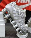 Nike Shox 12 Molas Retrô Cinza c/ Prata