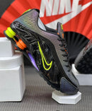 Nike Shox R4 Preto c/ Verde Limão