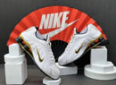 Nike Shox R4 Branco c/ Dourado