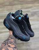 Nike AirMax 95 NOVO Cinza Escuro c/ Preto e Azul