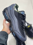 Nike AirMax 95 NOVO Cinza Escuro c/ Preto e Azul