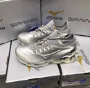 Mizuno Prophecy Sorayama Prata c/ Branco