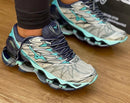 Mizuno Prophecy 7 Prata c/ Azul Claro e Marinho