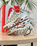Nike AirMax TN Tunied Creme c/ Marrom e Azul