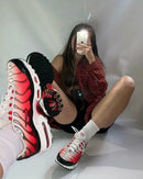Nike AirMax TN Vermelho Branco c/ Vermelho e Preto