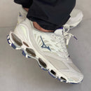 Mizuno Prophecy LS Off White c/ Cinza e Roxo