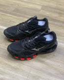 Mizuno Prophecy 13s Preto c/ Prata e Vermelho