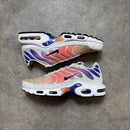 Nike Air Max TN Plus Branco c/ Degradê Roxo e Laranja