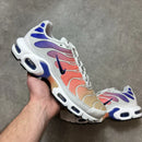 Nike Air Max TN Plus Branco c/ Degradê Roxo e Laranja